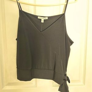 Express NWT Tie-Waist Strappy Top - Black